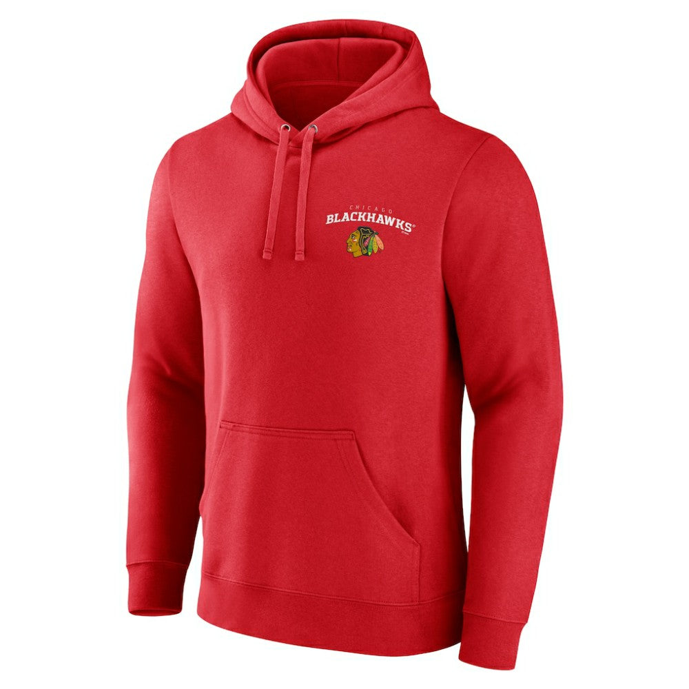 Chicago Blackhawks Team Lockup Pullover Hoodie
