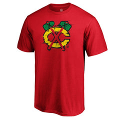 Chicago Blackhawks Splatter Logo T-Shirt