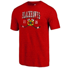 Chicago Blackhawks Line Shift Tri-Blend T-Shirt