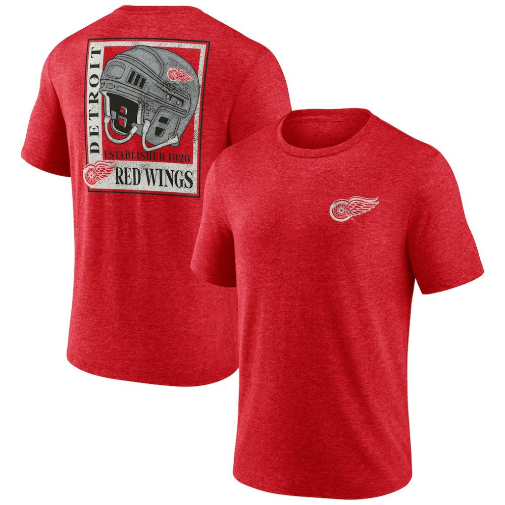 Detroit Red Wings Earnest Will Tri-Blend T-Shirt