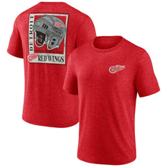 Detroit Red Wings Earnest Will Tri-Blend T-Shirt