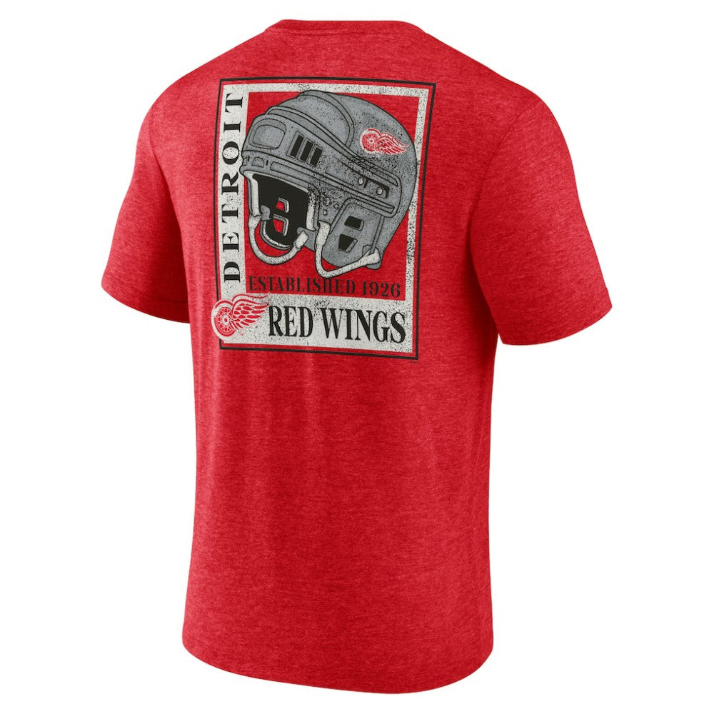 Detroit Red Wings Earnest Will Tri-Blend T-Shirt