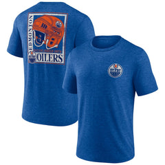 Edmonton Oilers Earnest Will Tri-Blend T-Shirt