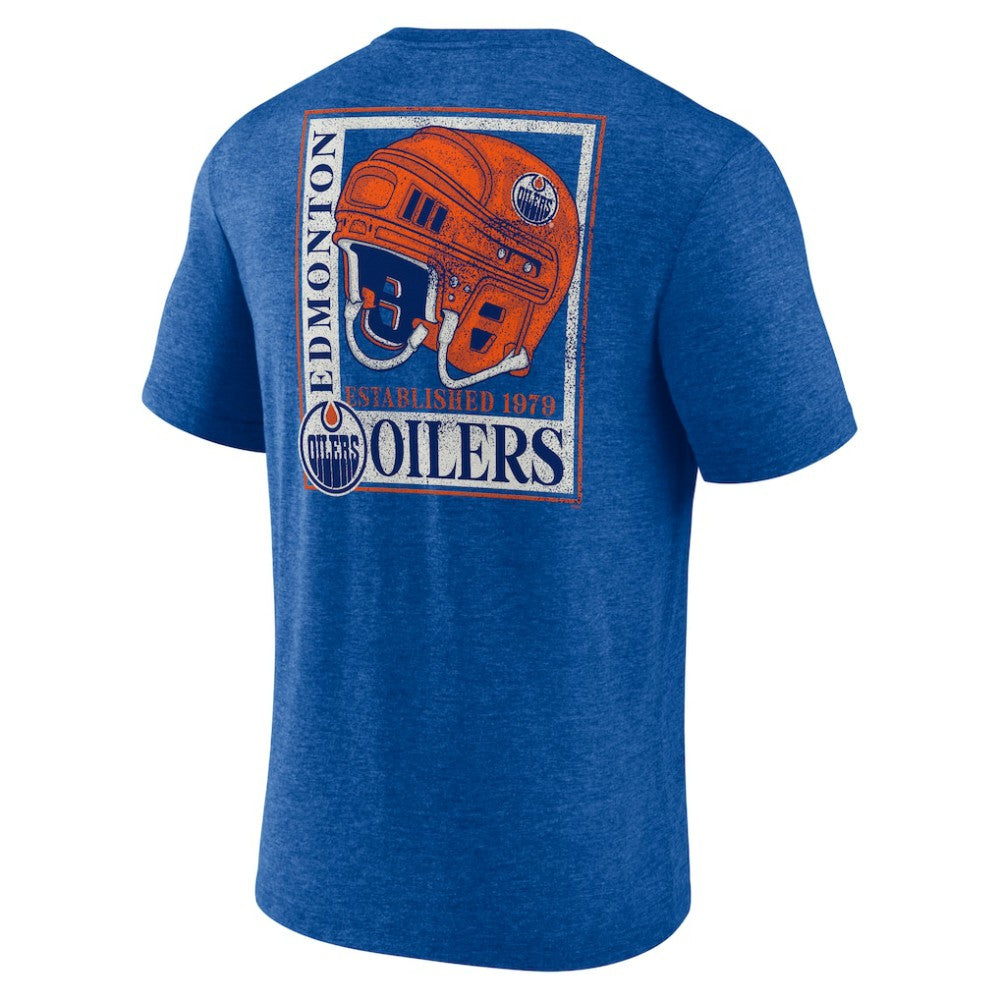 Edmonton Oilers Earnest Will Tri-Blend T-Shirt
