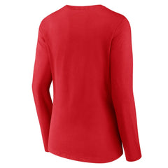 Florida Panthers Women's Primary Logo Long Sleeve V-Neck T-Shirt