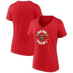 Florida Panthers Women's Active Edge V-Neck T-Shirt