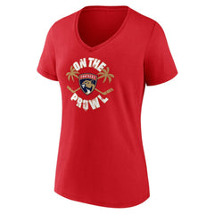 Florida Panthers Women's Active Edge V-Neck T-Shirt