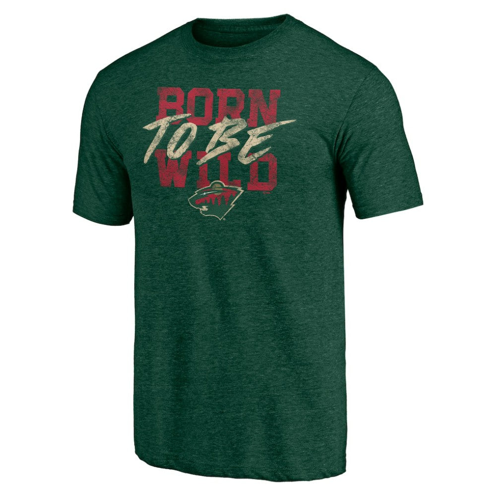 Minnesota Wild Shoot to Score Tri-Blend T-Shirt