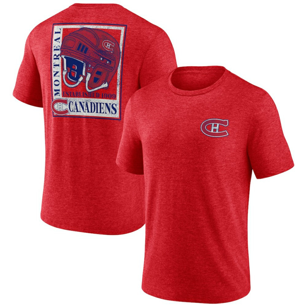 Montreal Canadiens Earnest Will Tri-Blend T-Shirt