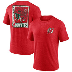 New Jersey Devils Earnest Will Tri-Blend T-Shirt