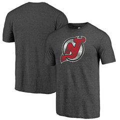 New Jersey Devils Distressed Tri-Blend T-Shirt