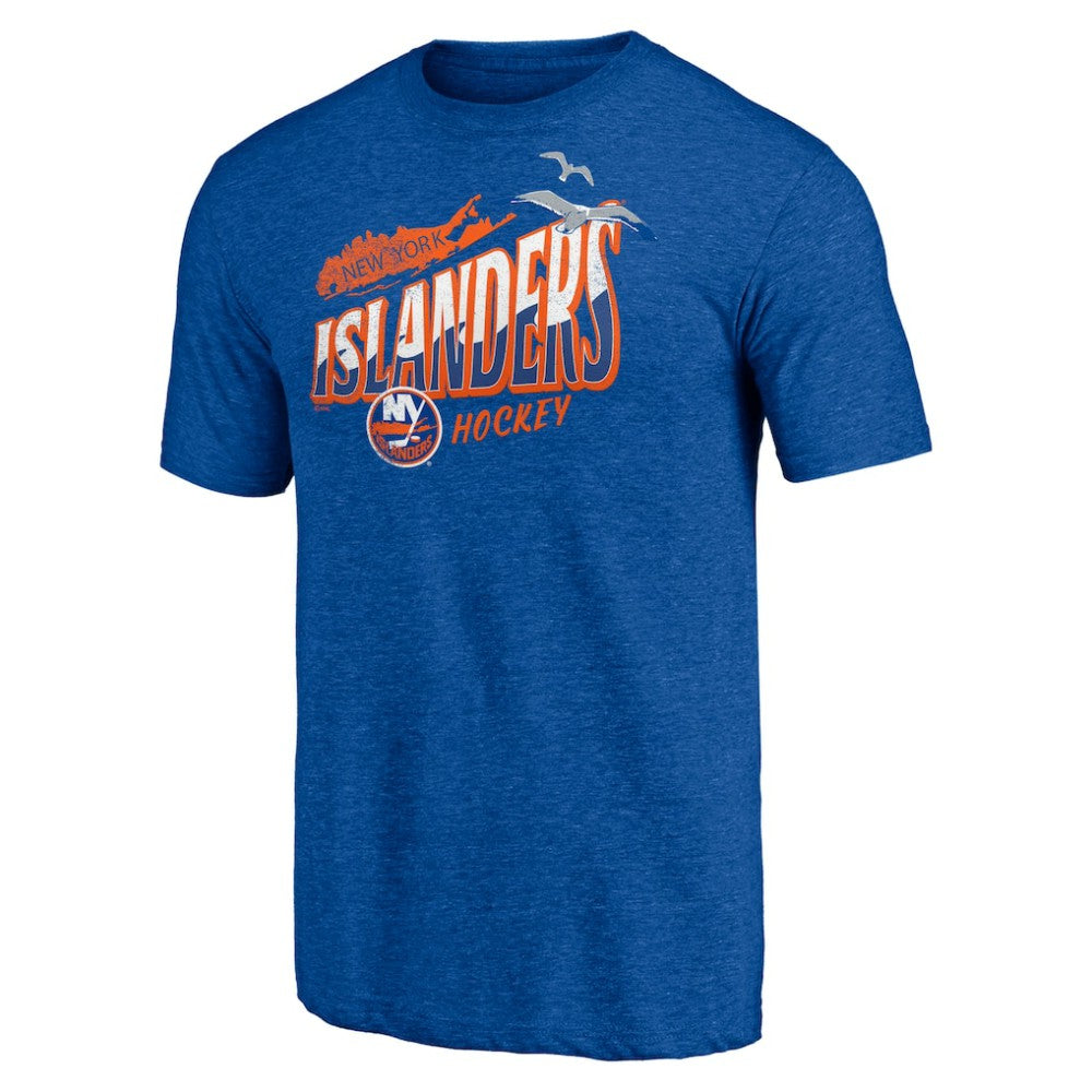 New York Islanders Shoot to Score Tri-Blend T-Shirt