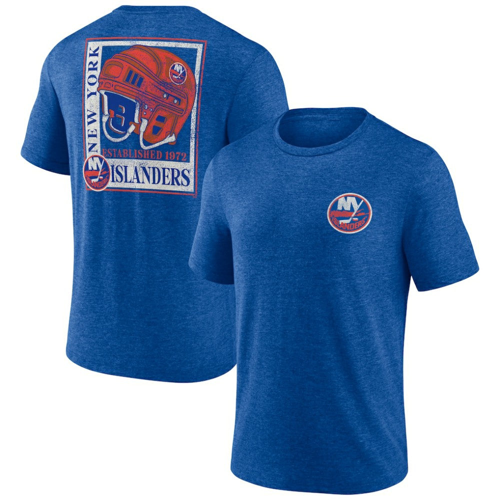 New York Islanders Earnest Will Tri-Blend T-Shirt