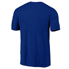 New York Rangers Distressed Logo Tri-Blend T-Shirt