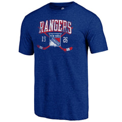 New York Rangers Line Shift Tri-Blend T-Shirt