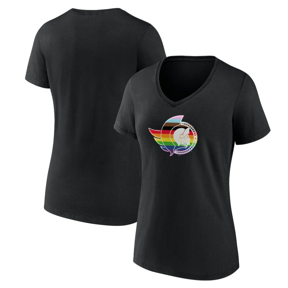 Ottawa Senators Women's NHL Pride V-Neck T-Shirt