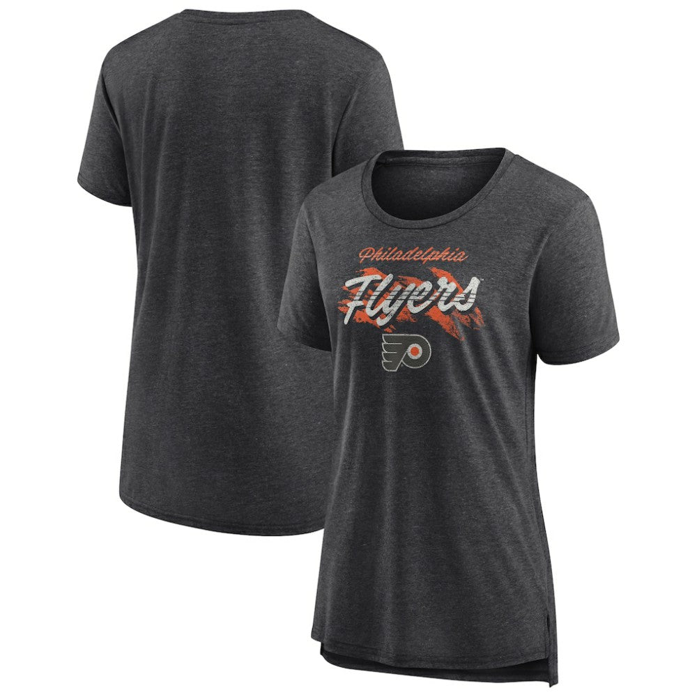 Philadelphia Flyers Women's Hit the Ice Tri-Blend T-Shirt