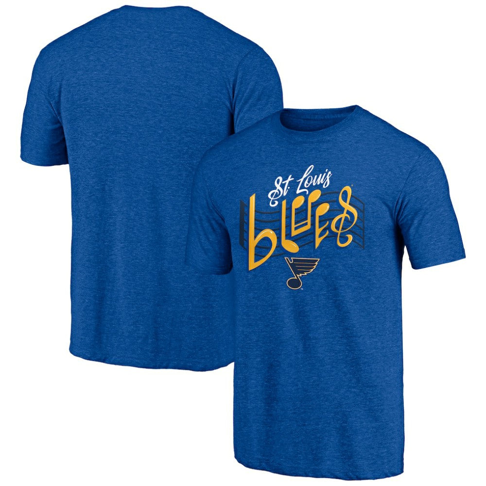 St. Louis Blues Shoot to Score Tri-Blend T-Shirt
