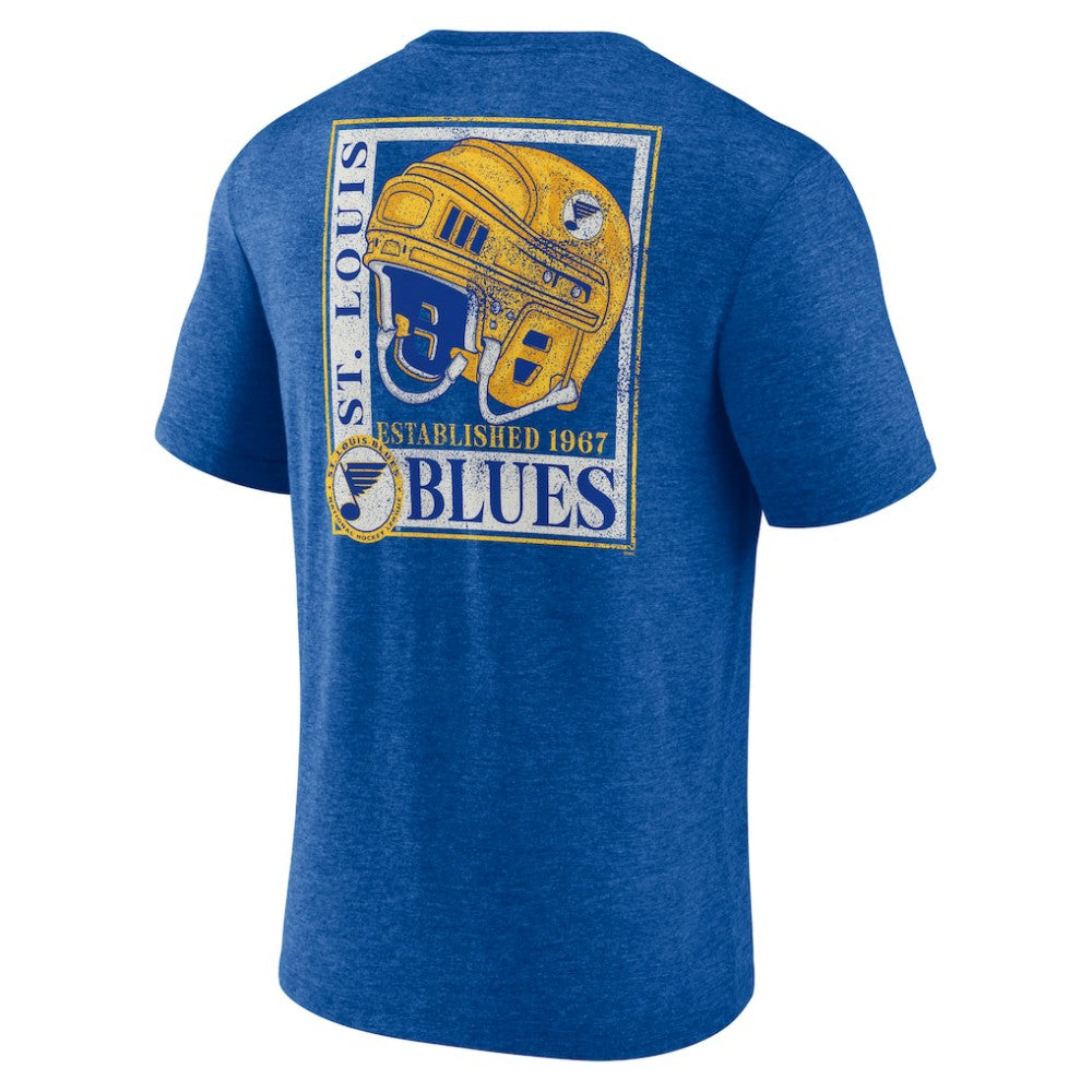 St. Louis Blues Earnest Will Tri-Blend T-Shirt