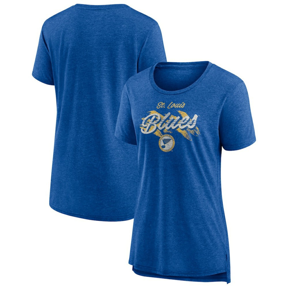 St. Louis Blues Women's Hit the Ice Tri-Blend T-Shirt