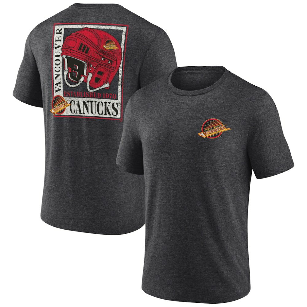 Vancouver Canucks Earnest Will Tri-Blend T-Shirt