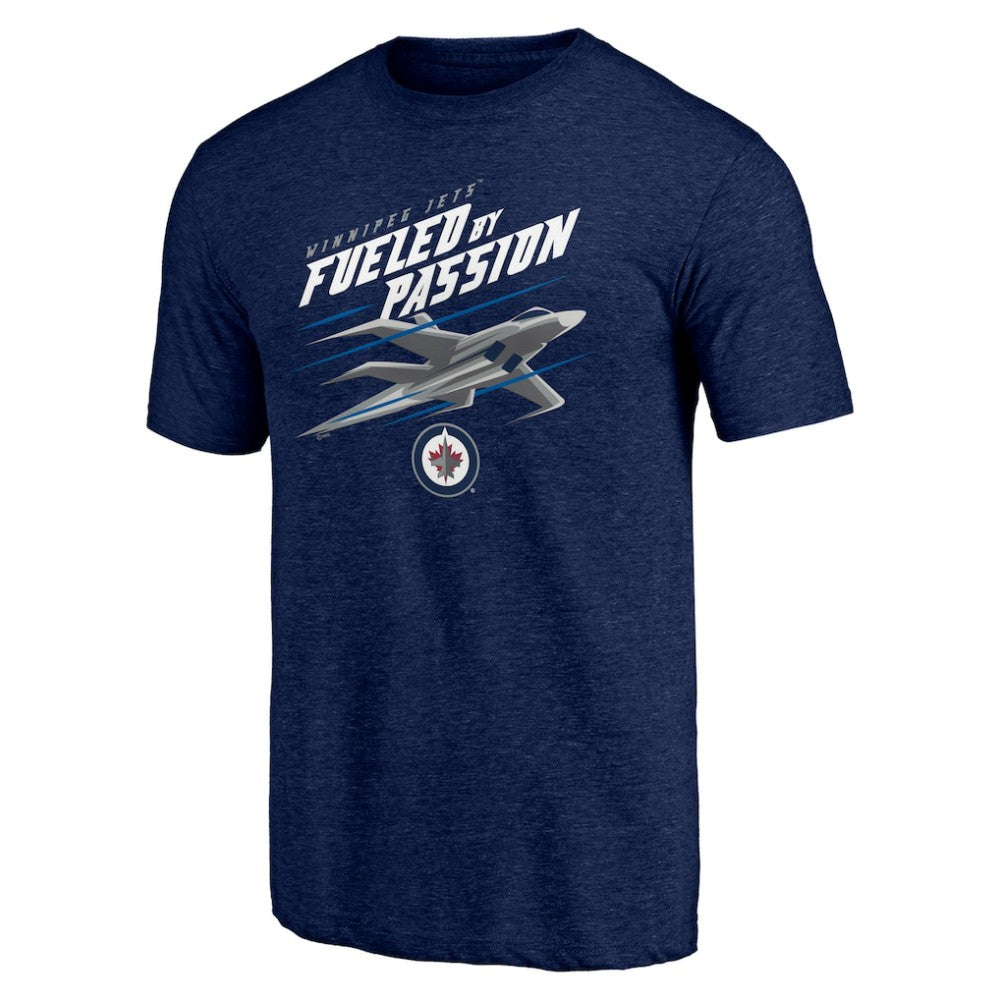 Winnipeg Jets Shoot to Score Tri-Blend T-Shirt