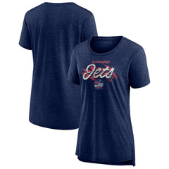Winnipeg Jets Women's Hit the Ice Tri-Blend T-Shirt