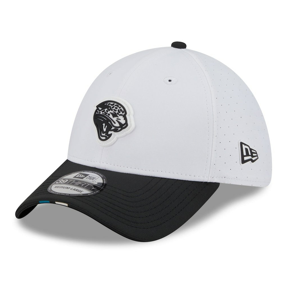 NFL Jacksonville Jaguars 2025 NFL Training Camp Throwback Logo 39THIRTY Flex Hat