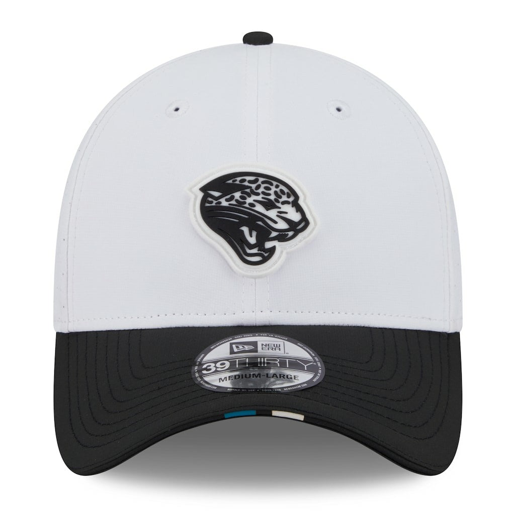 NFL Jacksonville Jaguars 2025 NFL Training Camp Throwback Logo 39THIRTY Flex Hat