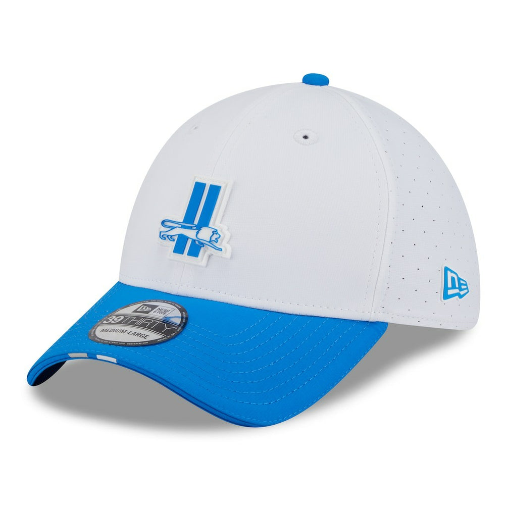 NFL Detroit Lions 2025 NFL Training Camp Throwback Logo 39THIRTY Flex Hat