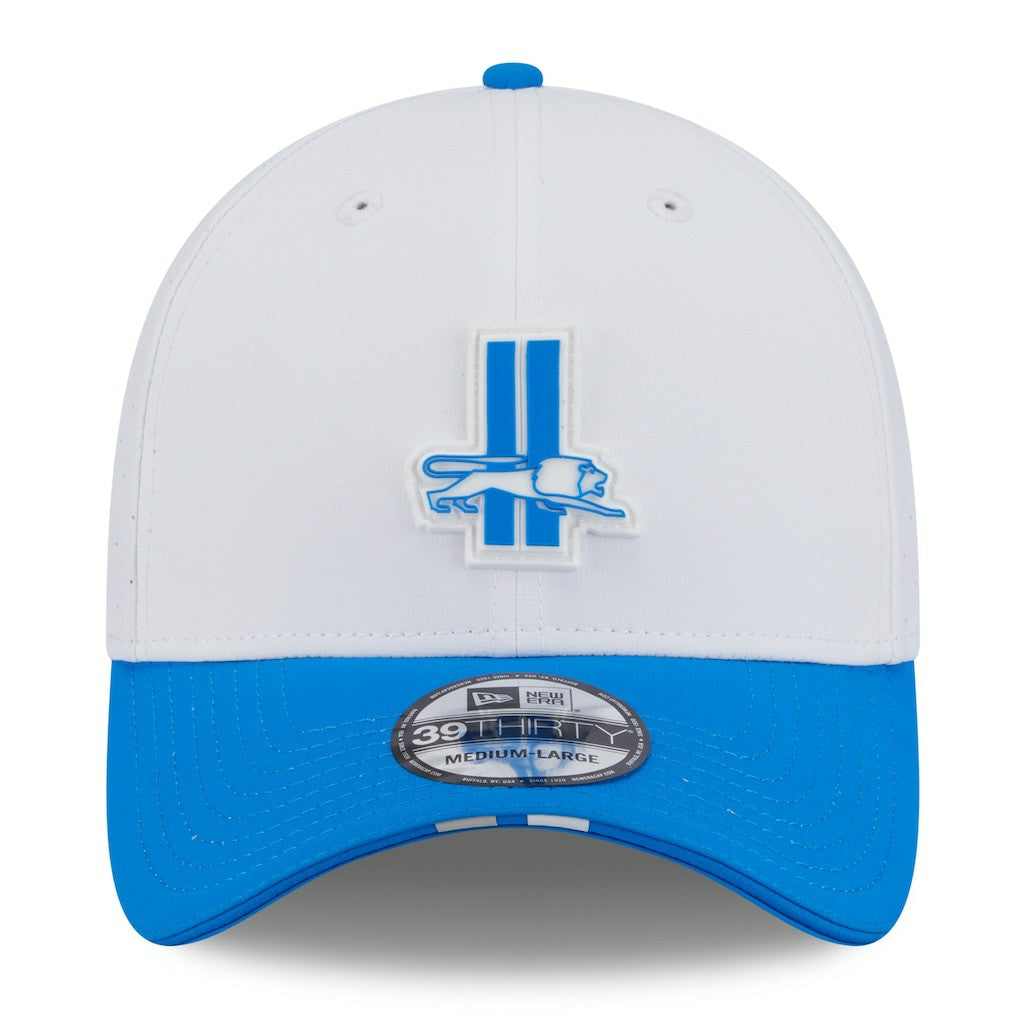 NFL Detroit Lions 2025 NFL Training Camp Throwback Logo 39THIRTY Flex Hat