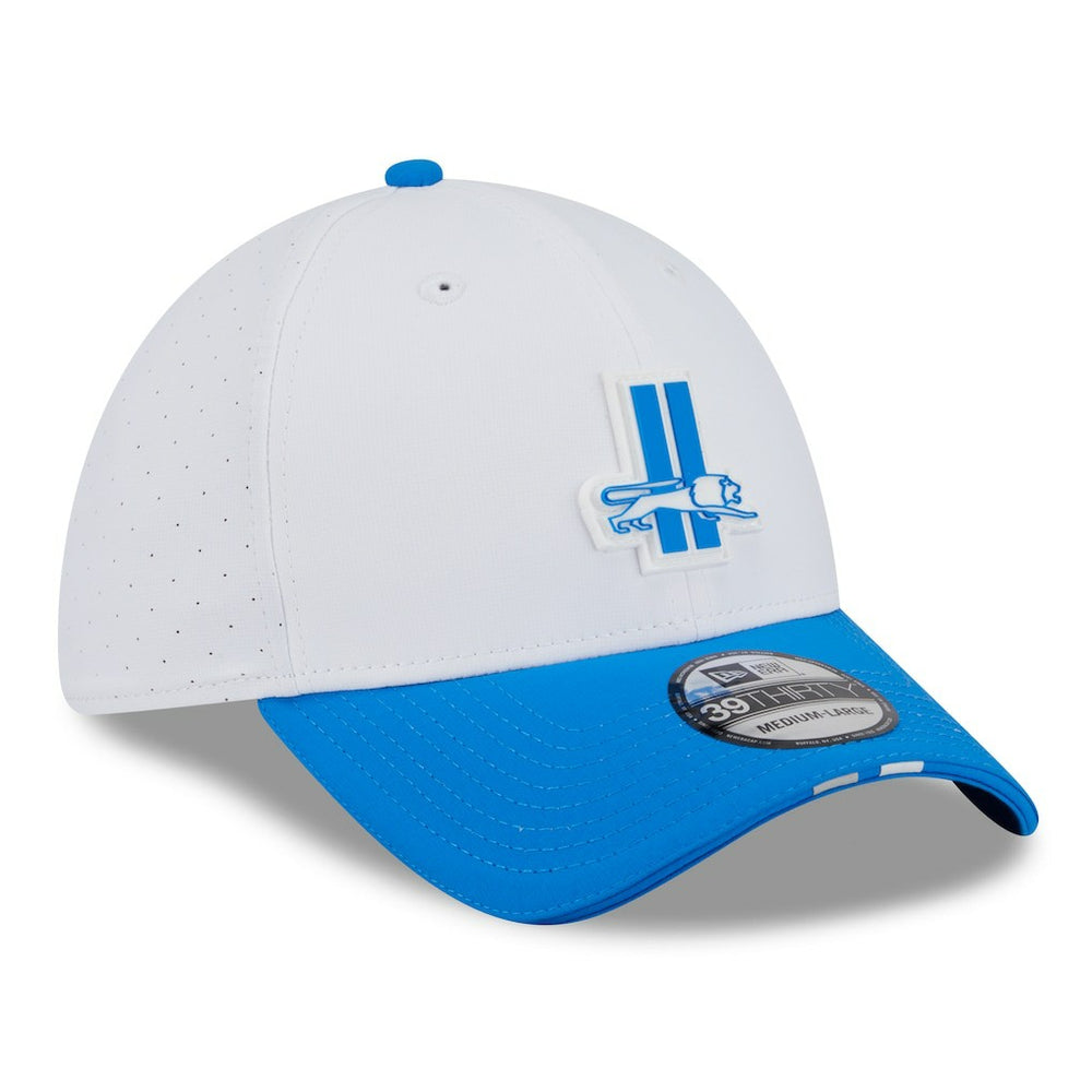 NFL Detroit Lions 2025 NFL Training Camp Throwback Logo 39THIRTY Flex Hat