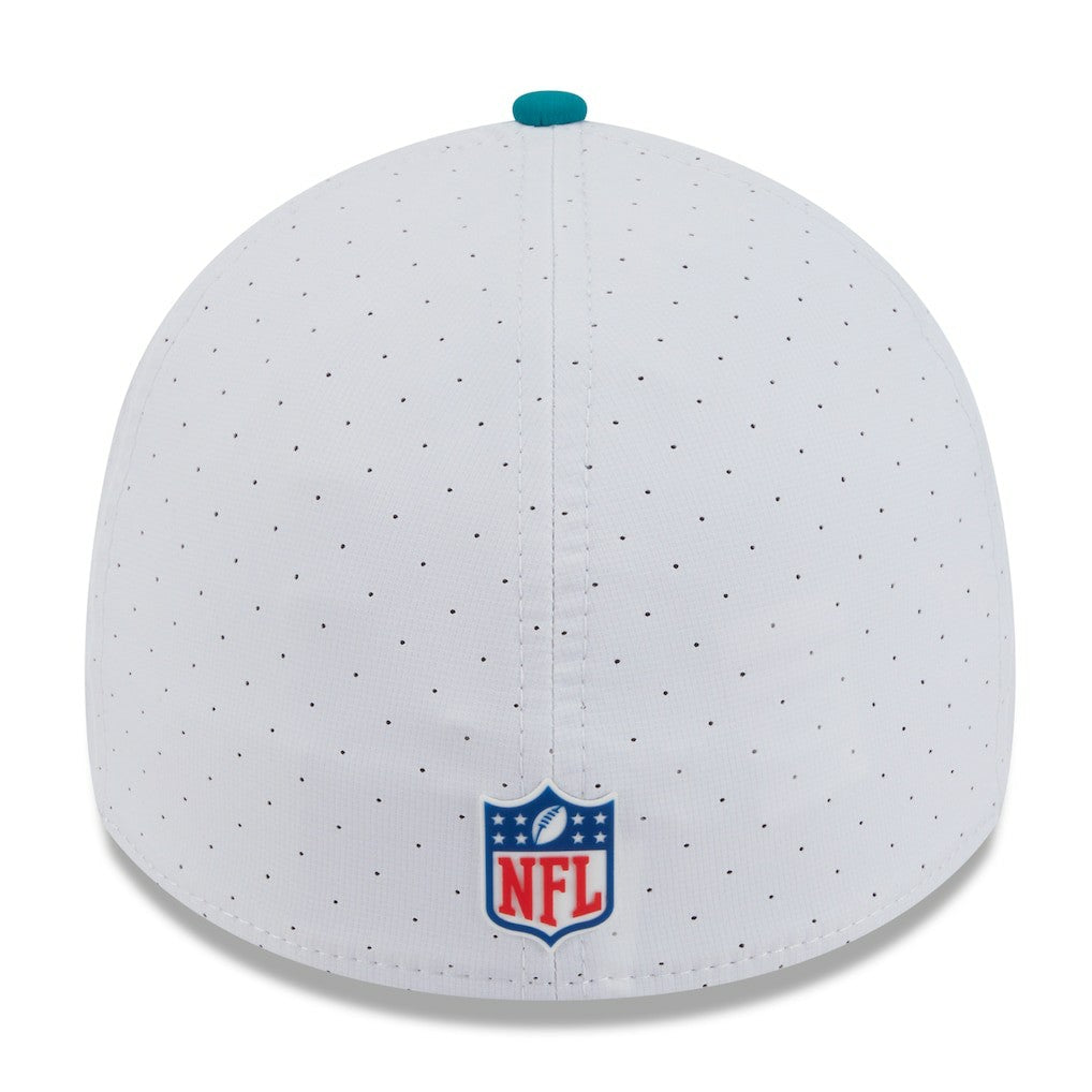 NFL Miami Dolphins 2025 NFL Training Camp Throwback Logo 39THIRTY Flex Hat