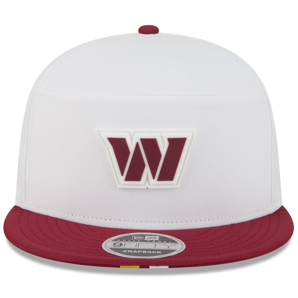 NFL Washington Commanders 2025 NFL Training Camp Split Panel 9FIFTY Snapback Hat