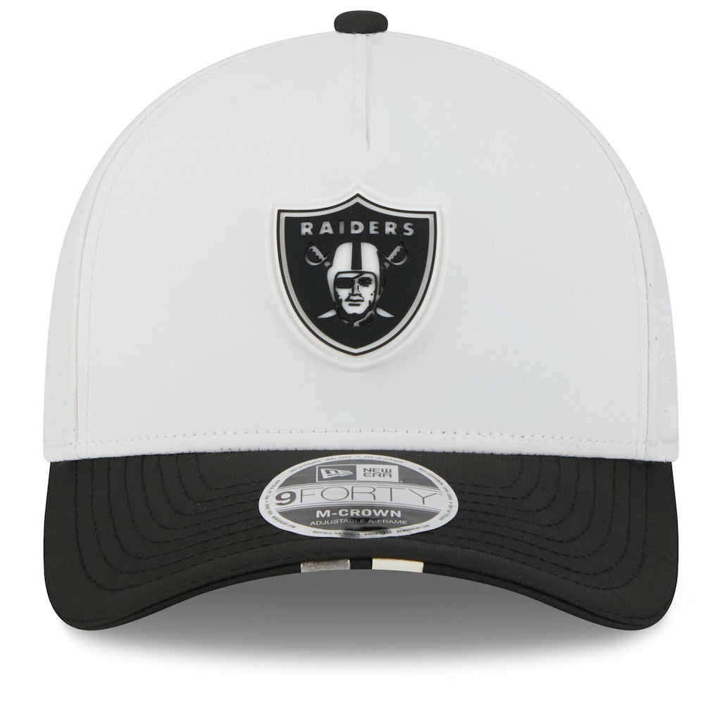 NFL Las Vegas Raiders 2025 NFL Training Camp A-Frame 9FORTY Adjustable Hat