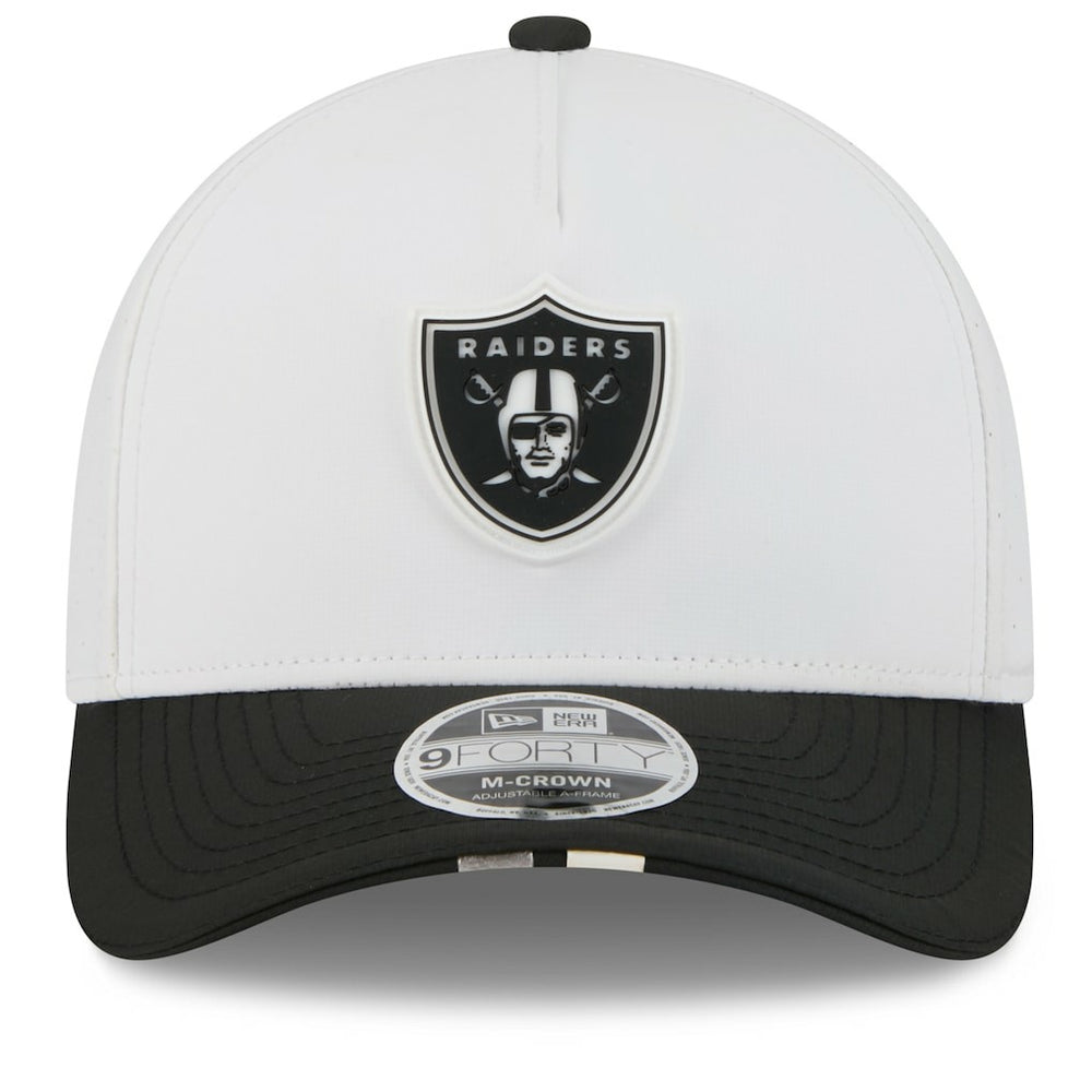 NFL Las Vegas Raiders 2025 NFL Training Camp A-Frame 9FORTY Adjustable Hat