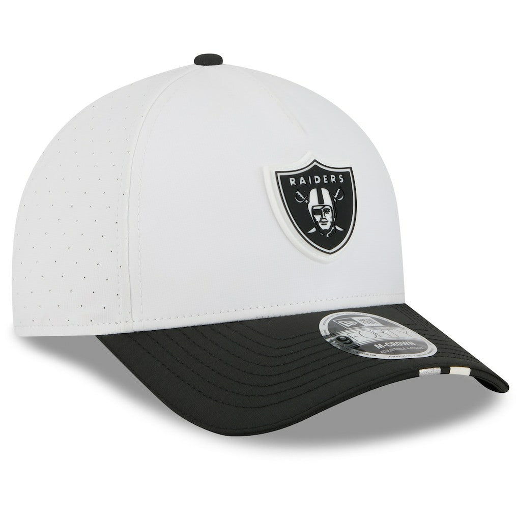 NFL Las Vegas Raiders 2025 NFL Training Camp A-Frame 9FORTY Adjustable Hat