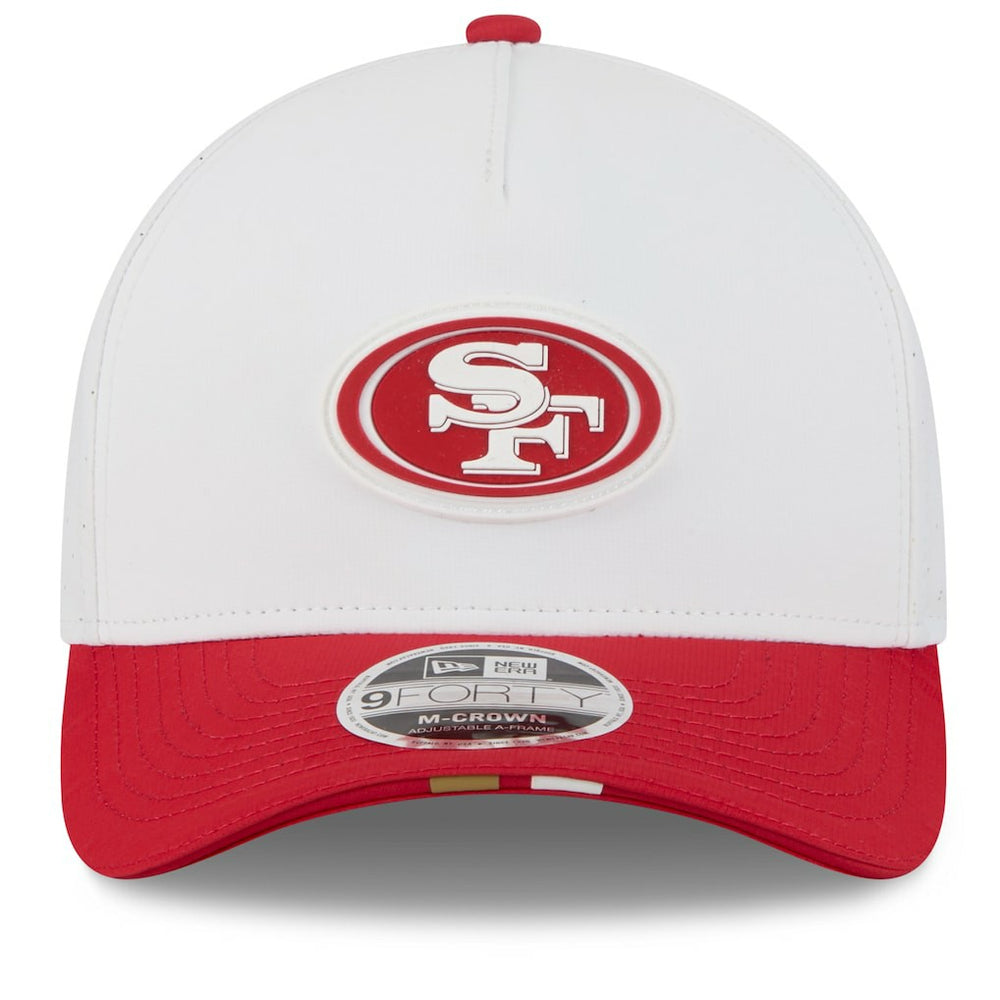 NFL San Francisco 49ers 2025 NFL Training Camp A-Frame 9FORTY Adjustable Hat