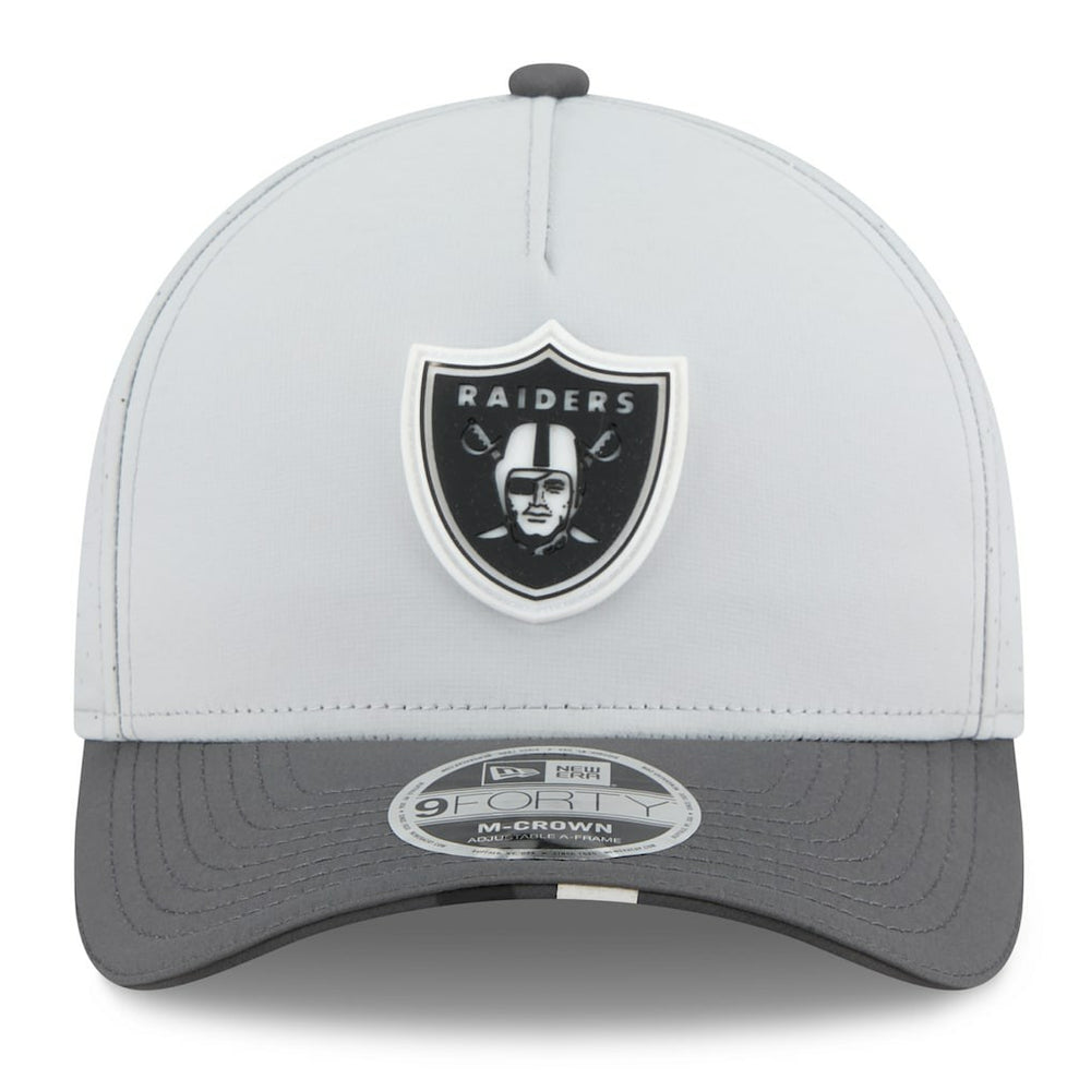 NFL Las Vegas Raiders 2025 NFL Training Camp A-Frame 9FORTY Adjustable Hat