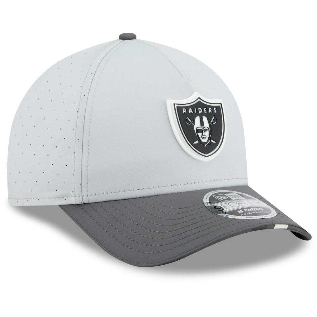 NFL Las Vegas Raiders 2025 NFL Training Camp A-Frame 9FORTY Adjustable Hat