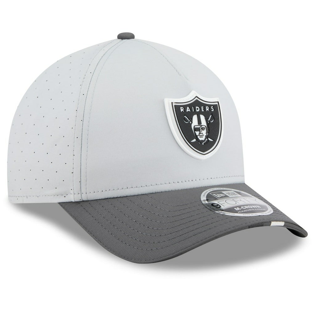 NFL Las Vegas Raiders 2025 NFL Training Camp A-Frame 9FORTY Adjustable Hat