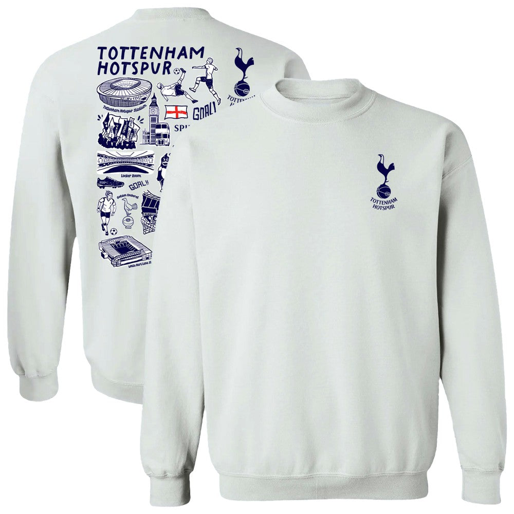 Tottenham Hotspur Vive La Fete Women's Impressions Artwork Pullover Sweatshirt / Soccer Online
