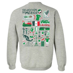 Mexico National Team Vive La Fete Women's Impressions Artwork Pullover Sweatshirt / Soccer Sale