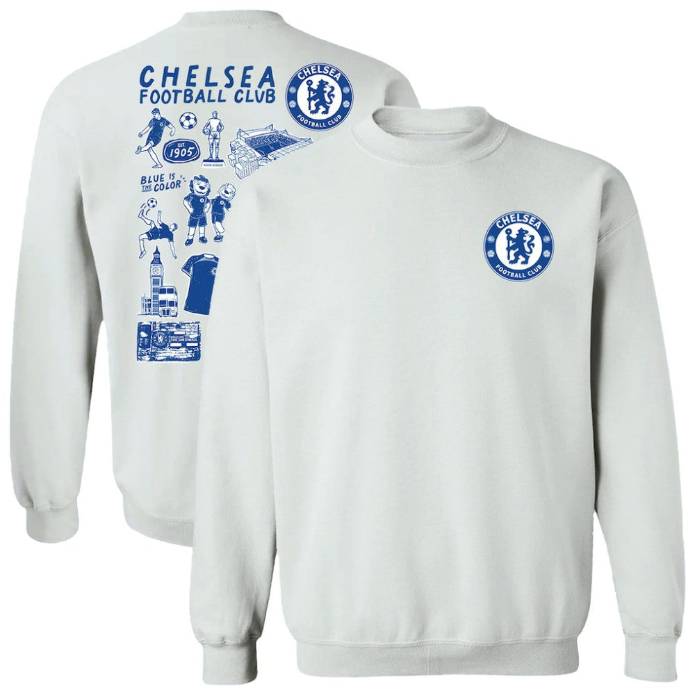 Chelsea Vive La Fete Women's Impressions Artwork Pullover Sweatshirt / Soccer Online