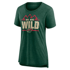 Minnesota Wild Women's Shout Out Tri-Blend T-Shirt