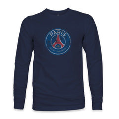Paris Saint-Germain 1863FC Color Badge Long Sleeve T-Shirt / Soccer New