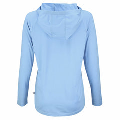 Milwaukee Brewers Cutter & Buck Women's Coastline Epic Comfort Eco Recycled Long Sleeve Hoodie T-Shirt - Powder Blue