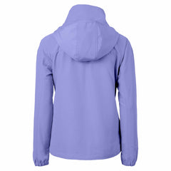 New York Mets Cutter & Buck Women's Charter Eco Recycled Full-Zip Jacket - Lavender
