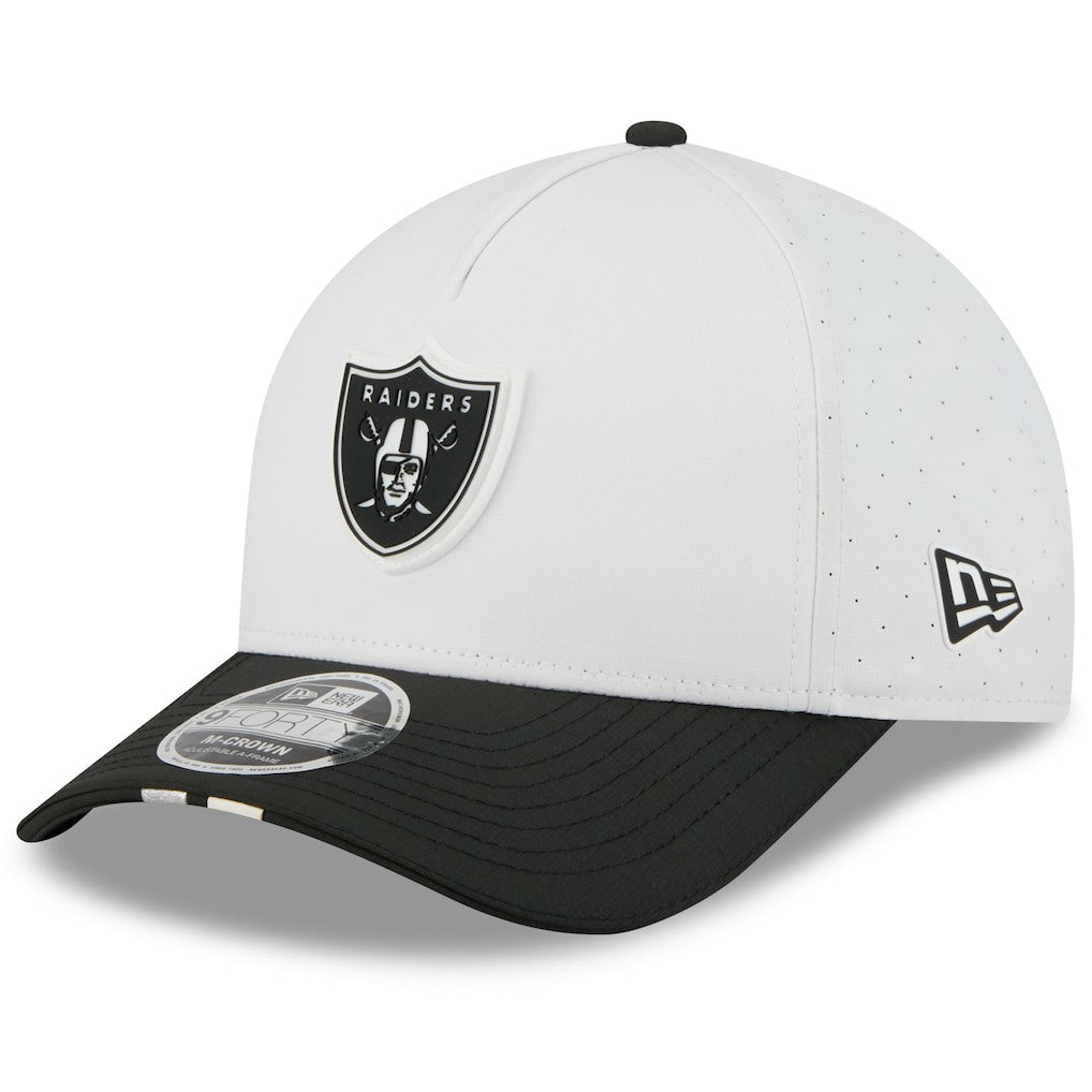 NFL Las Vegas Raiders Youth 2025 NFL Training Camp A-Frame 9FORTY Adjustable Hat