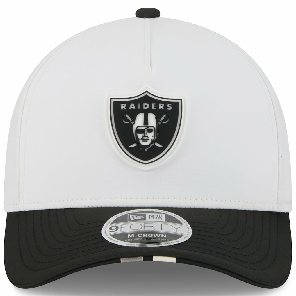 NFL Las Vegas Raiders Youth 2025 NFL Training Camp A-Frame 9FORTY Adjustable Hat